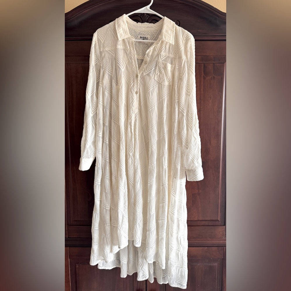 Holding Horses for Anthropologie Cream Boho Dress